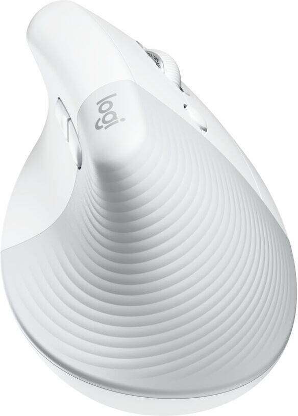 LOGITECH Lift for Mac Vertical Ergonomic Mouse - OFF-WHITE/PALE GREY